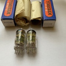 2x Tungsram ECC83 Röhre NOS