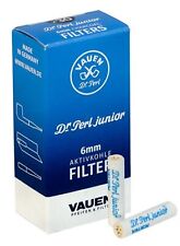 Vauen Dr. Perl Junior Aktivkohlefilter Tips Filtertips Keramikkappen Pfeife 6mm
