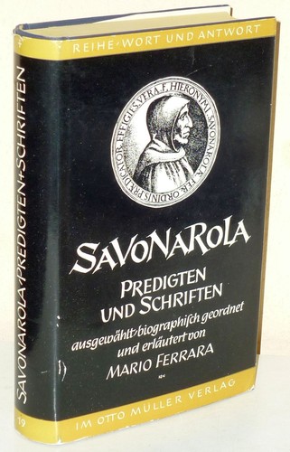 Savonarola predigten und - predigten,