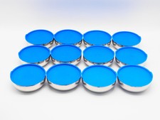 AMC 12x Edelstahl Schale SET Servierschale Schüssel mit Deckel Hochwertig 12x4cm