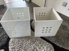 2 Boxen ikea lekman box kallax expedit weiß weiss