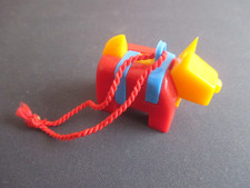 DDR-Spielzeug, originale Steckfigur, 3D-Puzzle, "Hund" mit Anhängeschlaufe !!!