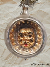 ❉Alte Weihnacht❉  Christbaumschmuck REFLEXKUGEL KATZE  Lauscha/Thüringen