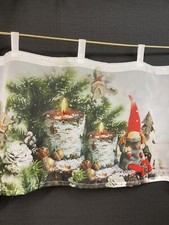 Scheibengardine Weihnachten