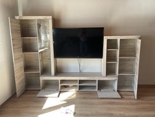 Wohnwand helles Holz, 6