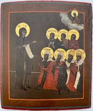 Original alte russische Ikone