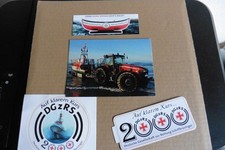 Konvolut DGzRS Bremen Aufkleber, Postkarte, Reports, Die Seenotretter