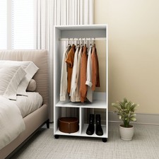 HOMCOM Mobiler Kleiderschrank