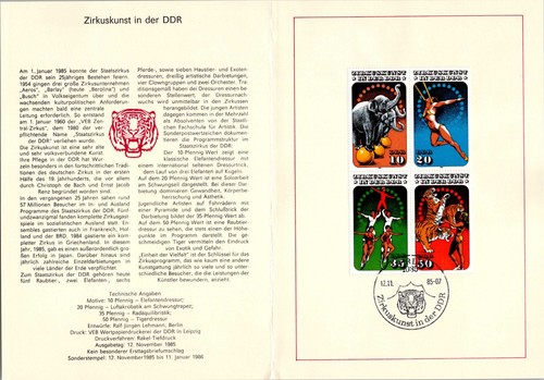 Ddr erinnerungsblatt 1985 - ddr, 1985/29