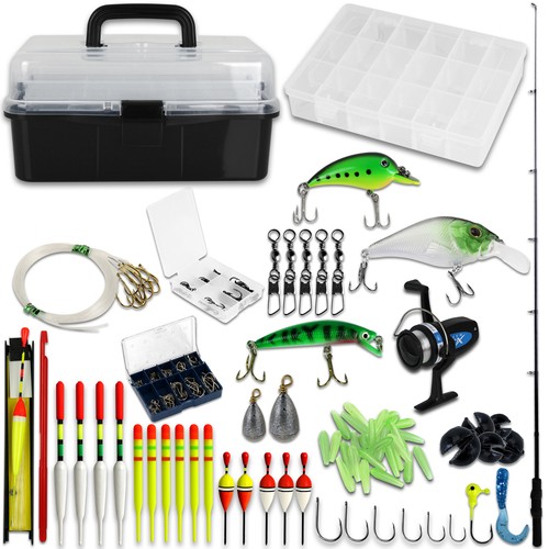 Angelkoffer mit tackle box - mit,
