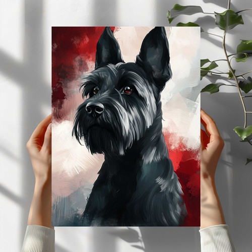 Anime hund premium poster - premium,