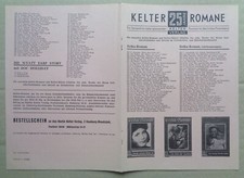 Beilage des Kelter-Verlags + 25 Jahre Kelter Verlag + 60iger Jahre