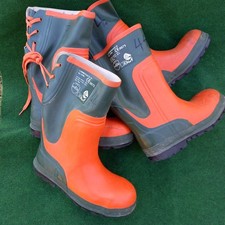 BW SCHNITTSCHUTZSTIEFEL Gr. 46 LUMBERJACK III FORSTIEFEL GUMMISTIEFEL KLASSE 3