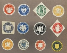 Konvolut 12 SIEGELMARKEN