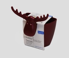 Originelles  rotes Teesieb Rudolf von Koziol, Tee mit Elch zubereiten (DIV116)