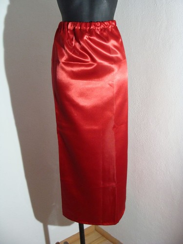 Satin glanz roter rock lang - rock,