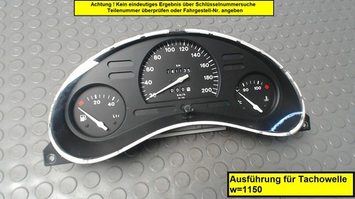 Tachoeinheit opel corsa - tachoeinheit,