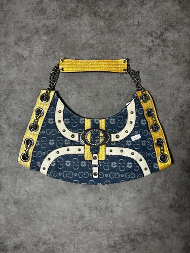 Gussaci denim monogram - denim,