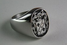 WAPPENRING LILIEN RITTER ADELS WAPPEN RING SIEGELRING 001