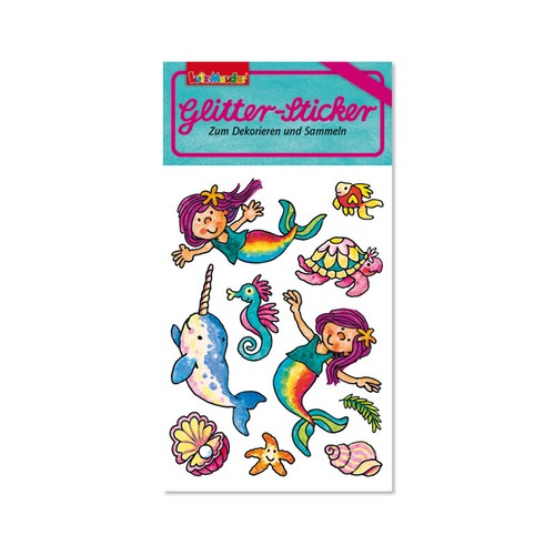 Glitter sticker glitzer - sticker,