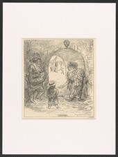 Alfred Kubin, Vor dem Gewitter, Lithografie in Stein signiert
