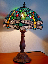 Tiffanylampe Tischlampe Glas