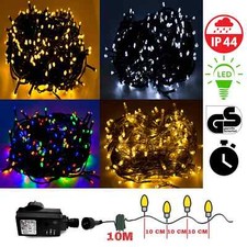 LED Lichterkette 10 - 600 Weihnachtsbeleuchtung Innen & Außen Garten Deko Trafo