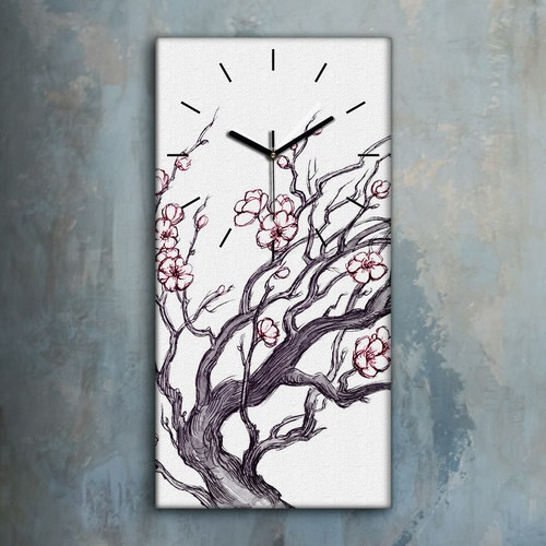 Wohnzimmer bild leinwand uhr - leinwand,
