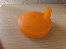 TUPPERWARE Tuppercare Aufsatz für Kinderbecher Trinklerntasse ORANGE C112 NEU 