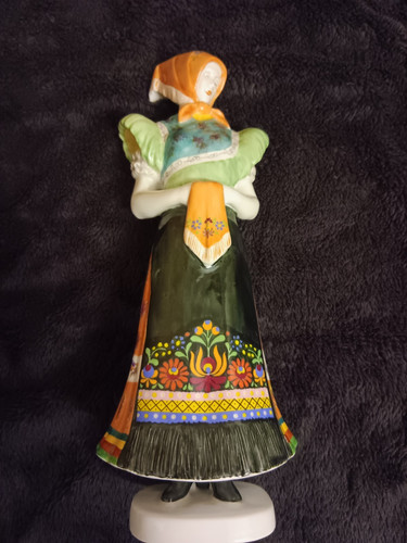 Keramikfigur frau tracht - keramikfigur,