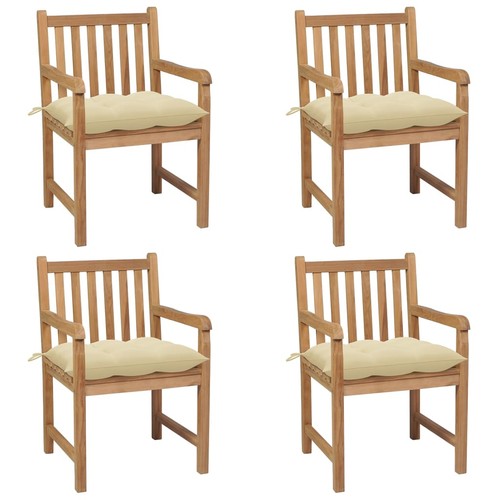 Teak gartenstuhl kissen - teak,
