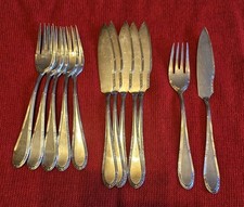 altes Fischbesteck I / O