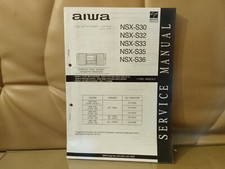 Aiwa NSX-S30 S32 S33 S35 S36 Service Manual + Schaltpläne