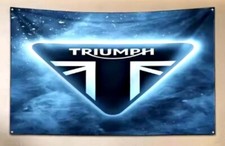 Triumph Motorrad Racing Banner