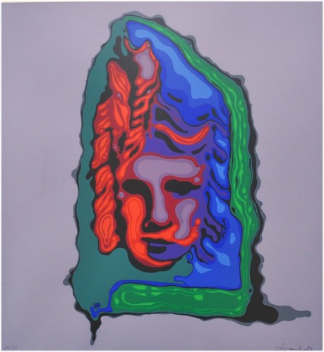 Psychedelic pop art gesicht - pop,