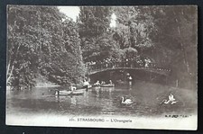 sehr alte Carte Postale UNIS-FRANCE von Straßburg „L‘Orangerie“ Bestzustand !