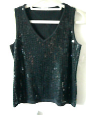 6 T-Shirt Top Gr XS/S schwarz