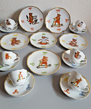 Teddybär Porzellan Gedeck 6x