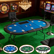 Klappbarer Pokertisch für 8/9