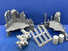 2 Classic Ruinen + Panzersperren für Warhammer 40K