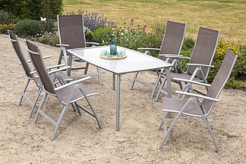 Alu gartenmöbel set - alu,