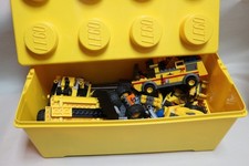 Lego Technic Konvolut + gelbe Aufbewahrungsbox,Einzelteile,keine kompletten Sets