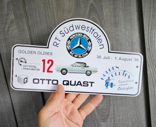 Oldtimer auto rallye schild - oldtimer, #