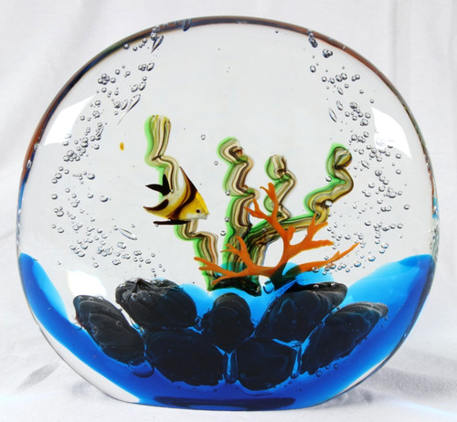 Murano glas skulptur aquarium - murano,