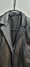 Damen kunstleder mantel s - kunstleder,