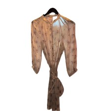 Romantisches Mini-Midi Seidenkleid von Whistles Gr. UK 10, 40er-Jahre Stil