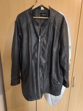Damen Lederjacke Schwarz Größe 52 Echt Leder