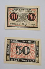 2 Stück PASING  50 PFENNIG