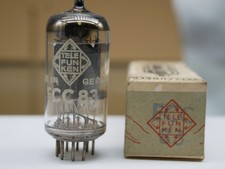 1x Telefunken ECC83 12AX7 Rip Audio Tube Boxed NEU/NEW Rare