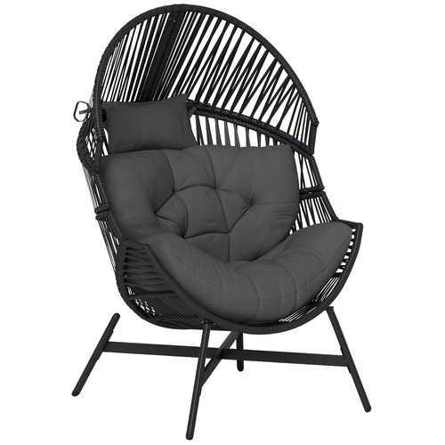 Outsunny stehstuhl rattan - outsunny,